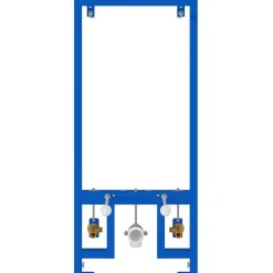 vidaXL Accesorios Para El Baño-Soporte de pared de baño Manual Azul 50 x 3 x 112 cm