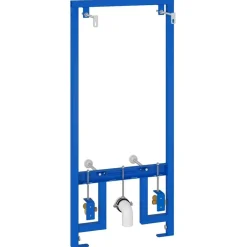 vidaXL Accesorios Para El Baño-Soporte de pared de baño Manual Azul 50 x 3 x 112 cm