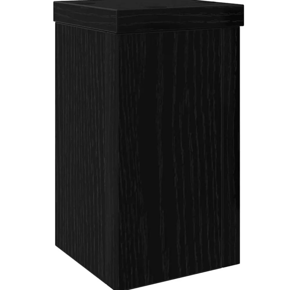 vidaXL Soporte de plantas 2 pcs 10 x 10 x 18 cm Roble negro Best
