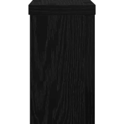 vidaXL Soporte de plantas 2 pcs 10 x 10 x 18 cm Roble negro Best