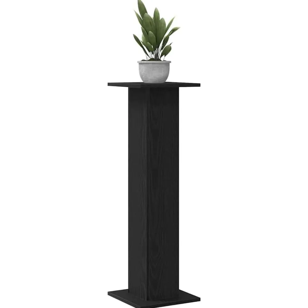 vidaXL Soporte de plantas 2 pcs 30 x 30 x 95 cm Roble negro Hot