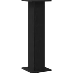 vidaXL Soporte de plantas 2 pcs 30 x 30 x 95 cm Roble negro Hot