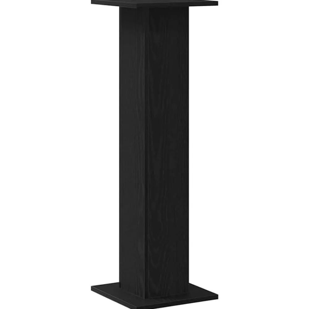 vidaXL Soporte de plantas 2 pcs 30 x 30 x 95 cm Roble negro Hot