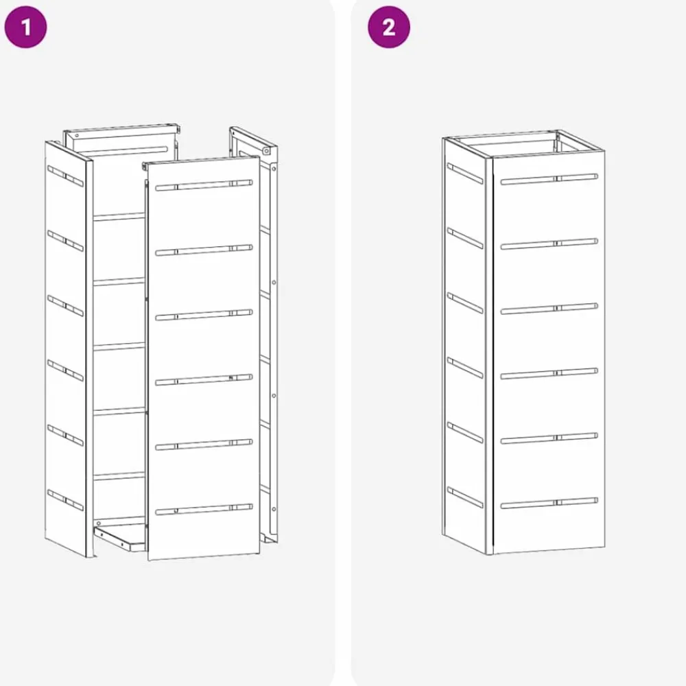 vidaXL Productos Del Hogar-Soporte de Sombrilla 15,5 x 15,5 x 49 cm Acero