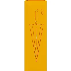 vidaXL Soporte de Sombrilla Mostaza 15,5 x 15,5 x 49 cm Metal Amarillo mostaza Sale