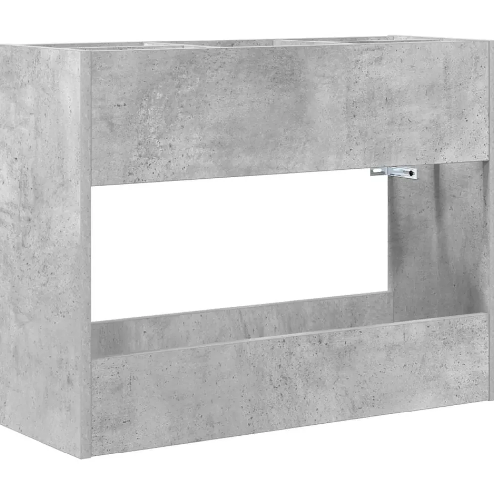 vidaXL Productos Del Hogar-Soporte de Sombrilla Gris Concreto 65 x 24 x 50 cm