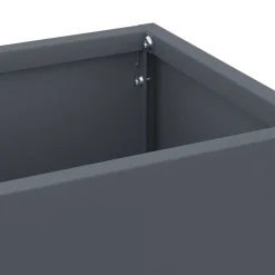 vidaXL Soporte de Sombrilla 15,5 x 15,5 x 49 cm Metal Antracita Outlet
