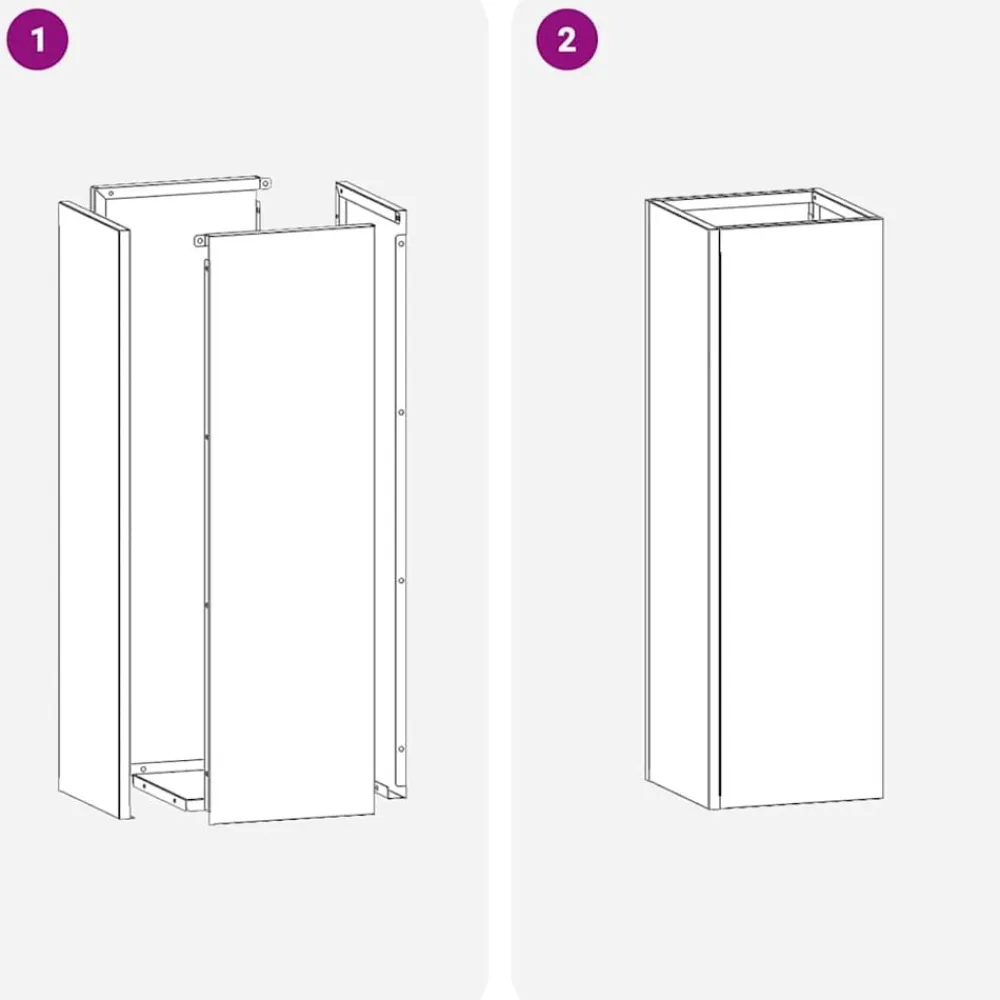 vidaXL Soporte de Sombrilla 15,5 x 15,5 x 49 cm Metal Antracita Outlet