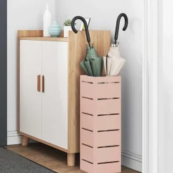 vidaXL Soporte de Sombrilla 15,5 x 15,5 x 49 cm Metal Rosa Online