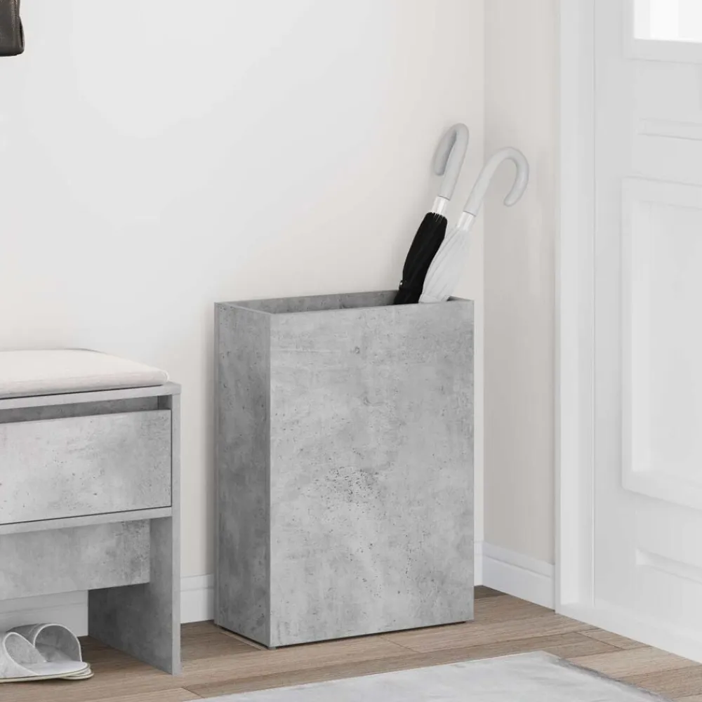 vidaXL Productos Del Hogar-Soporte de Sombrilla Gris Concreto 40 x 20 x 55,5 cm
