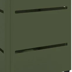 vidaXL Productos Del Hogar-Soporte de Sombrilla Oliva 15,5 x 15,5 x 49 cm Metal