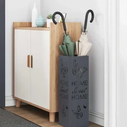 vidaXL Productos Del Hogar-Soporte de Sombrilla 15,5 x 15,5 x 49 cm Metal