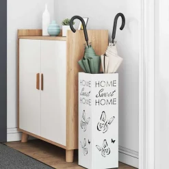 vidaXL Soporte de Sombrilla 15,5 x 15,5 x 49 cm Metal White Best