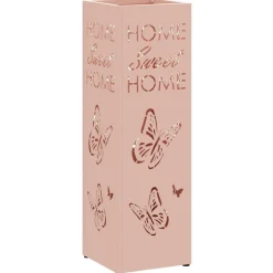 vidaXL Soporte de Sombrilla 15,5 x 15,5 x 49 cm Metal Rosa Clearance