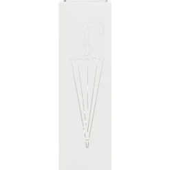 vidaXL Soporte de Sombrilla 15,5 x 15,5 x 49 cm Metal White Discount