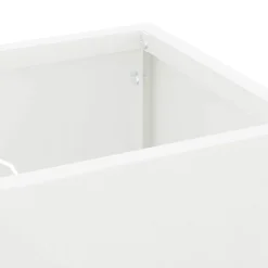 vidaXL Soporte de Sombrilla 15,5 x 15,5 x 49 cm Metal White Discount