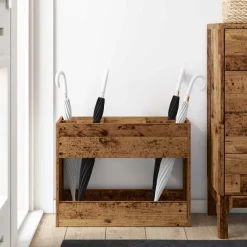 vidaXL Soporte de Sombrilla Madera vieja 65 x 24 x 50 cm Madera envejecida Hot