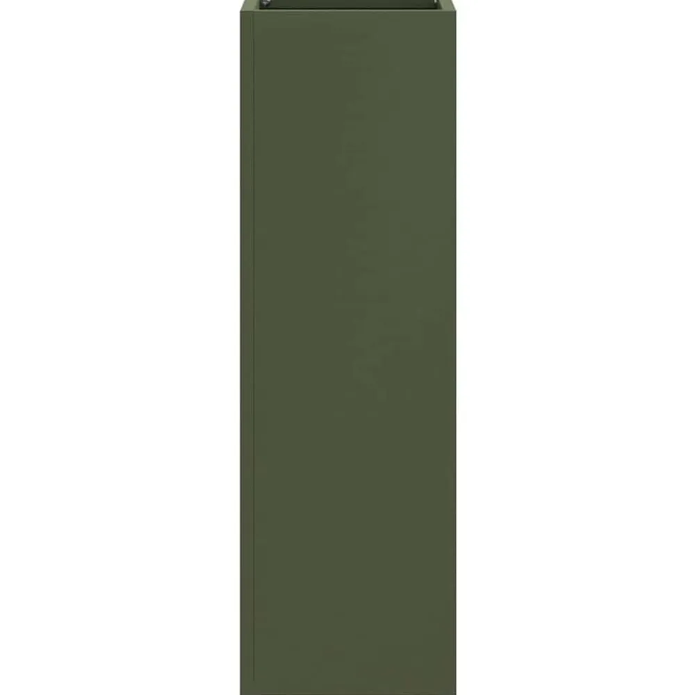 vidaXL Productos Del Hogar-Soporte de Sombrilla Oliva 15,5 x 15,5 x 49 cm Metal