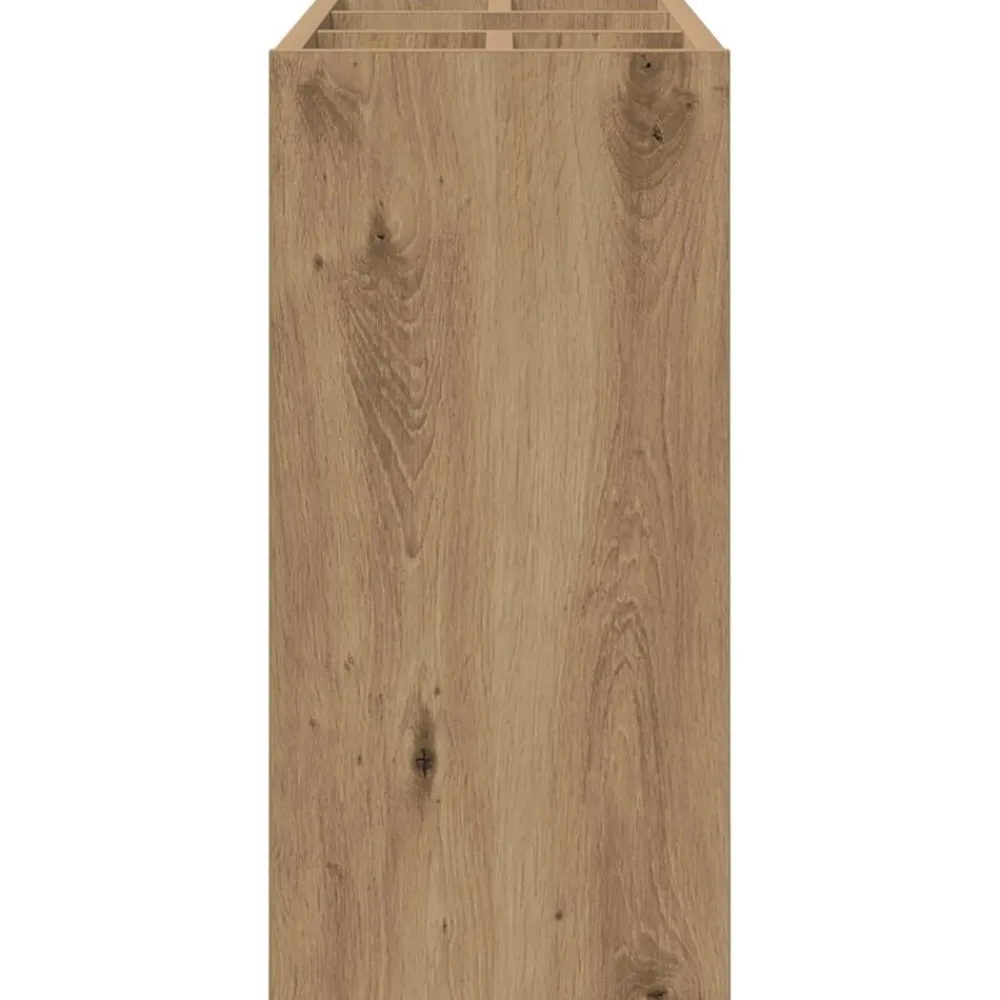 vidaXL Productos Del Hogar-Soporte de Sombrilla Roble artesanal 65 x 24 x 50 cm