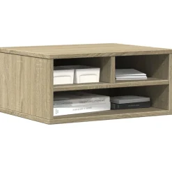vidaXL Electrónica-Soporte impresora madera ingeniería 49x40x22,5 cm