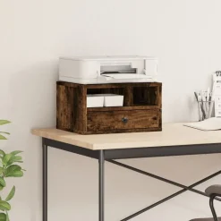 vidaXL Electrónica-Soporte impresora madera ingeniería 40x32x22,5 cm