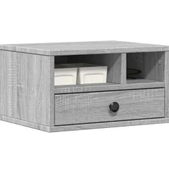 vidaXL Electrónica-Soporte impresora madera ingeniería 40x32x22,5 cm