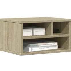 vidaXL Soporte impresora madera ingeniería 40x32x22,5 cm Roble Sonoma
