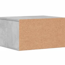 vidaXL Soporte impresora madera ingeniería gris hormigón 40x32x22,5 cm Gris hormigón