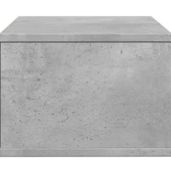 vidaXL Soporte impresora madera ingeniería gris hormigón 40x32x22,5 cm Gris hormig&oacute;n Discount
