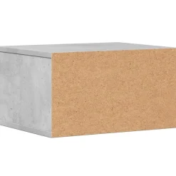 vidaXL Soporte impresora madera ingeniería gris hormigón 40x32x22,5 cm Gris hormig&oacute;n Discount