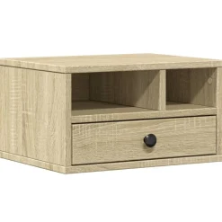 vidaXL Soporte impresora madera ingeniería 40x32x22,5 cm Roble Sonoma New