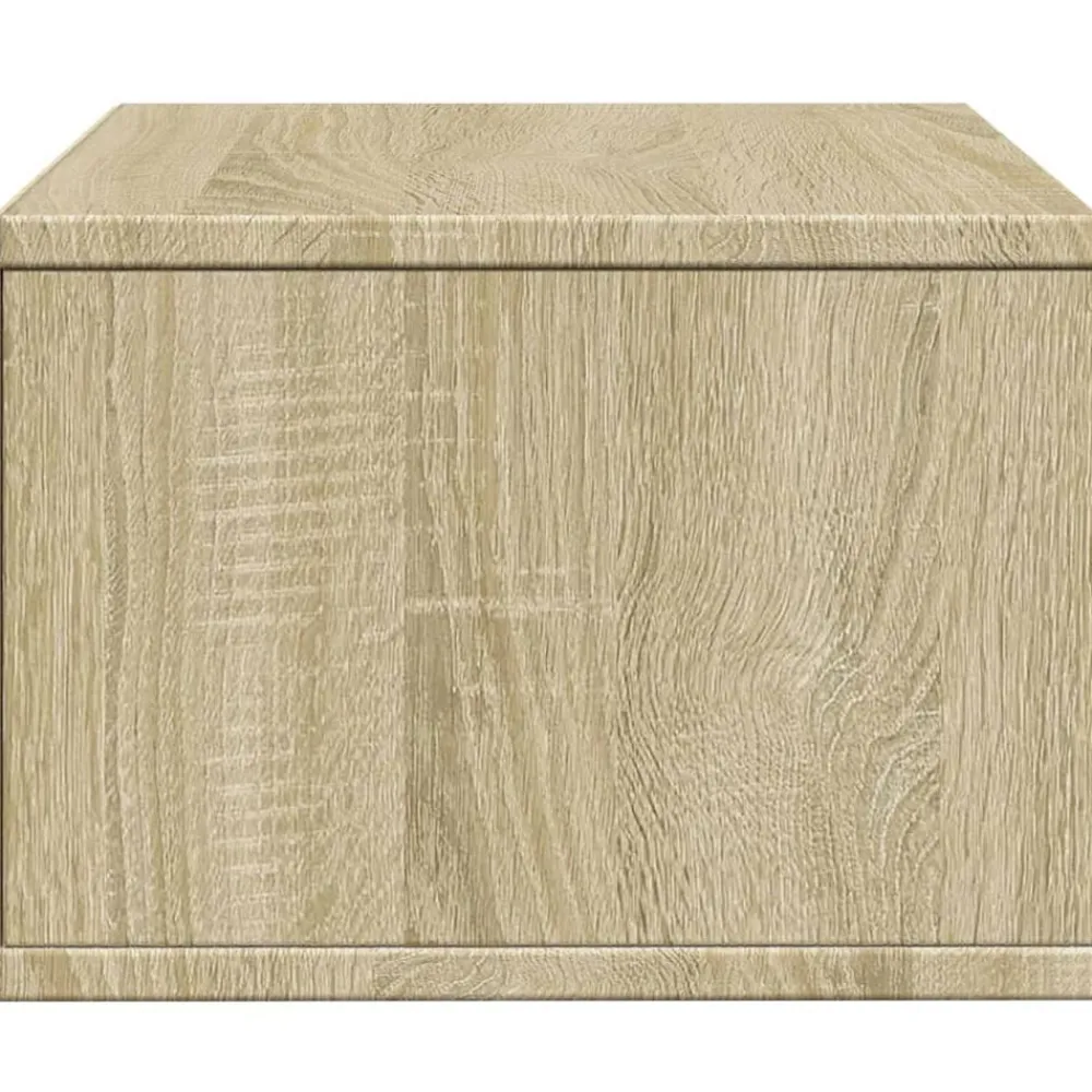 vidaXL Soporte impresora madera ingeniería 40x32x22,5 cm Roble Sonoma New