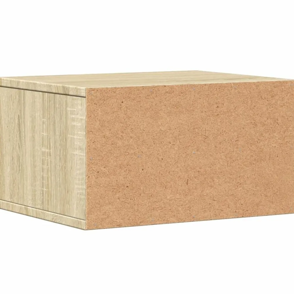 vidaXL Soporte impresora madera ingeniería 40x32x22,5 cm Roble Sonoma New