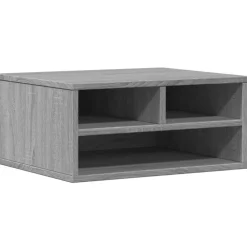 vidaXL Electrónica-Soporte impresora madera ingeniería 49x40x22,5 cm