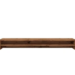vidaXL Soporte mesa pantalla madera ingeniería envejecida 100x24x13 cm Madera antigua Clearance