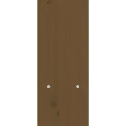 vidaXL Soporte monitor madera maciza pino marrón miel (39-72)x17x43 cm Marrón miel Clearance