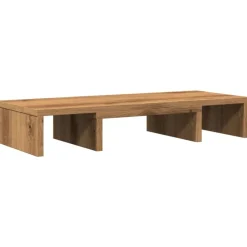 vidaXL Electrónica-Soporte pantalla ajustable madera artisian 60x24x10,5 cm