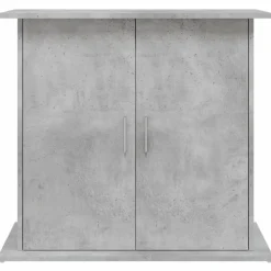 vidaXL Soporte para acuario de hormigón gris 81x36x73 cm de madera sintética Gris hormigón Hot