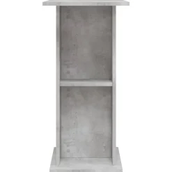 vidaXL Soporte para acuario de hormigón gris 60,5x36x72,5 cm de madera sintética Gris hormig&oacute;n Discount