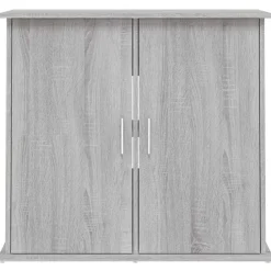 vidaXL Soporte para acuario madera ingeniería 81x36x73 cm Gris sonoma Best