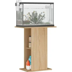 vidaXL Productos Para Mascotas-Soporte para acuario de 60,5x36x72,5 cm de madera de ingeniería