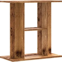 vidaXL Soporte para acuario de madera vieja 60x30x60 cm Madera de ingeniería Madera antigua Online