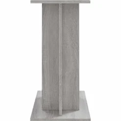 vidaXL Productos Para Mascotas-Soporte para acuario Sonoma gris 60x30x60 cm Madera sintética