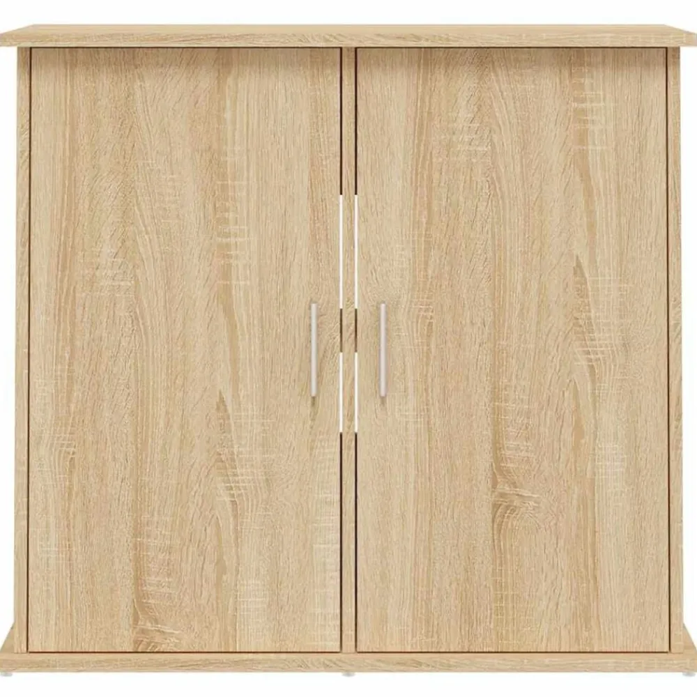 vidaXL Soporte para acuario de 81x36x73 cm de madera de ingeniería Roble Sonoma