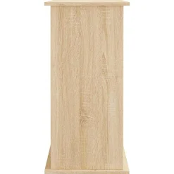 vidaXL Soporte para acuario de 81x36x73 cm de madera de ingeniería Roble Sonoma