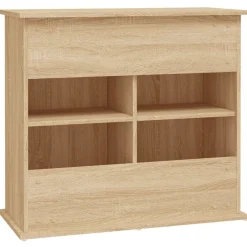 vidaXL Soporte para acuario de 81x36x73 cm de madera de ingeniería Roble Sonoma