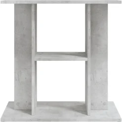 vidaXL Productos Para Mascotas-Soporte para acuario de hormigón gris 60x30x60 cm de madera sintética