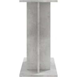 vidaXL Productos Para Mascotas-Soporte para acuario de hormigón gris 60x30x60 cm de madera sintética