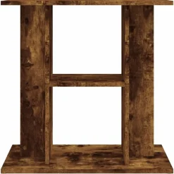 vidaXL Soporte para acuario de 60x30x60 cm de madera de ingeniería Roble ahumado Discount