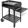 vidaXL Soporte para barbacoa de carbón con 2 ruedas Clearance